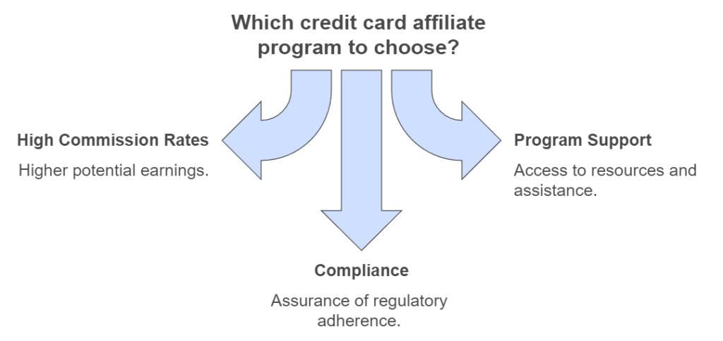 the right credit card affiliate program